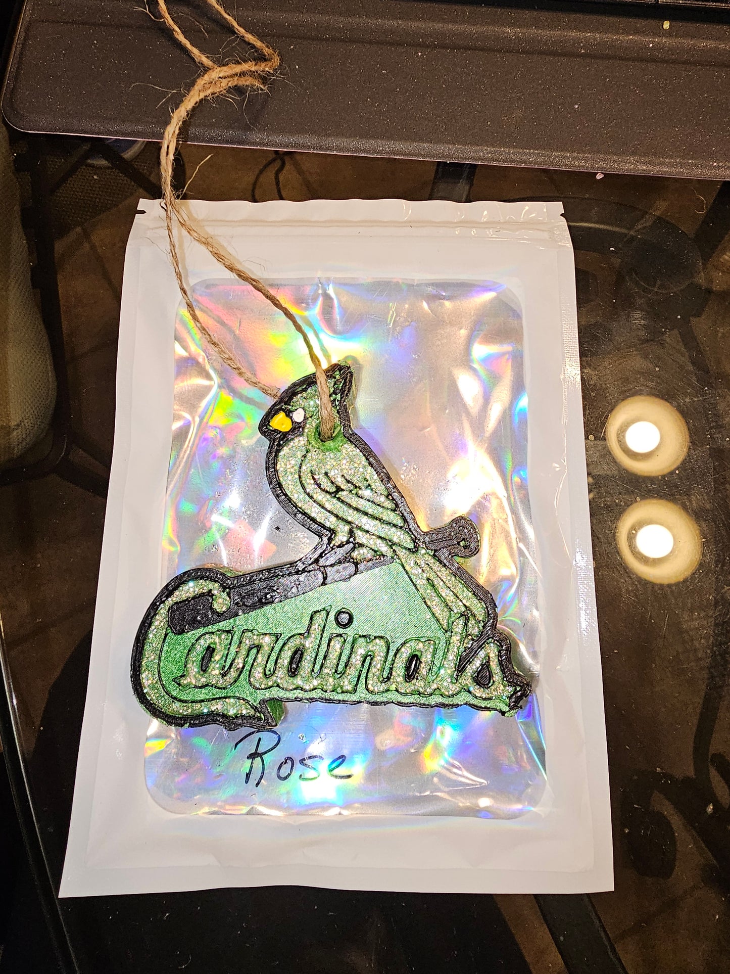 Freshie Cardinals Green Rose scent Brand new