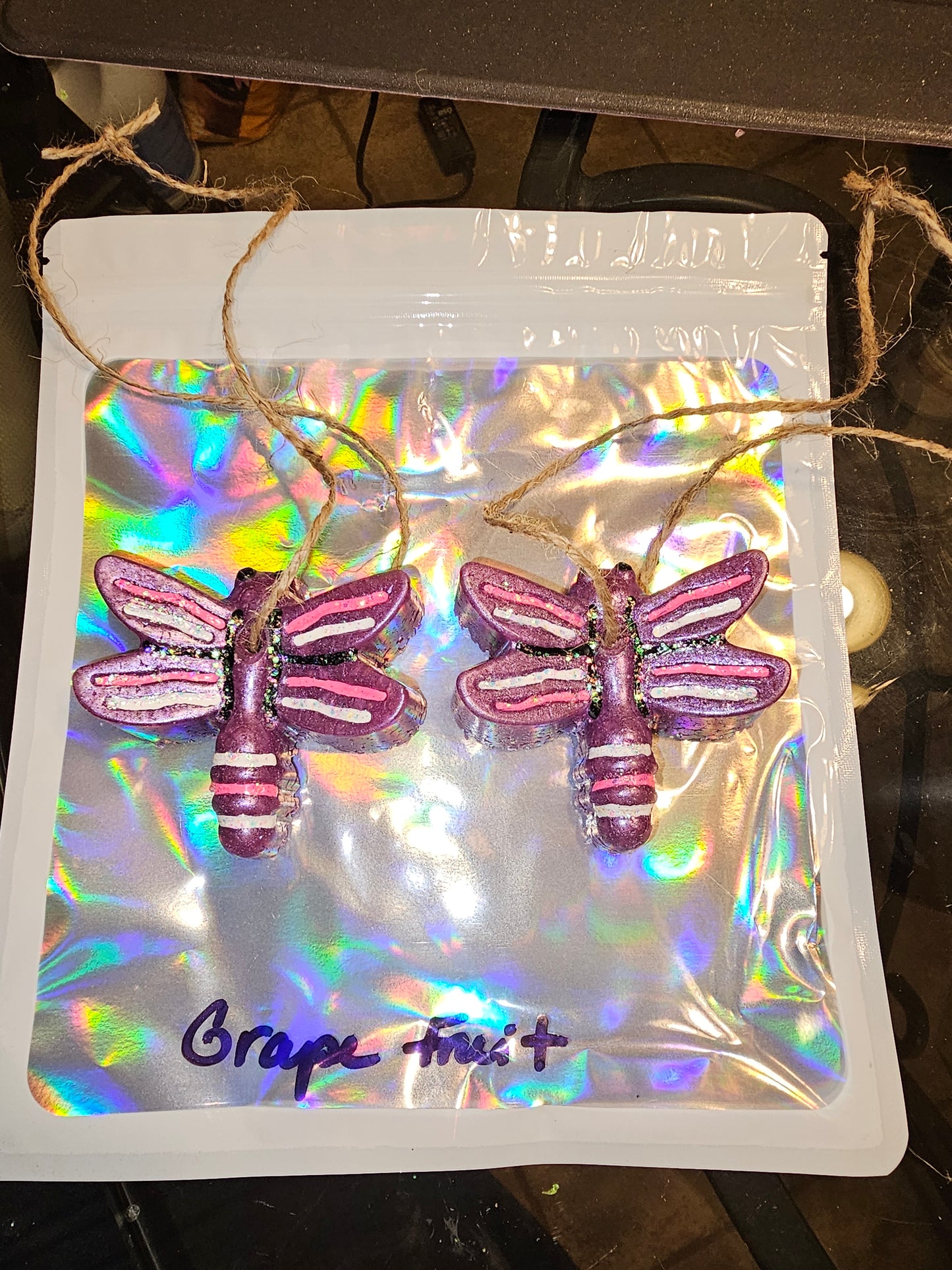 Freshie Dragonflys set of 2 Grapefruit scent New