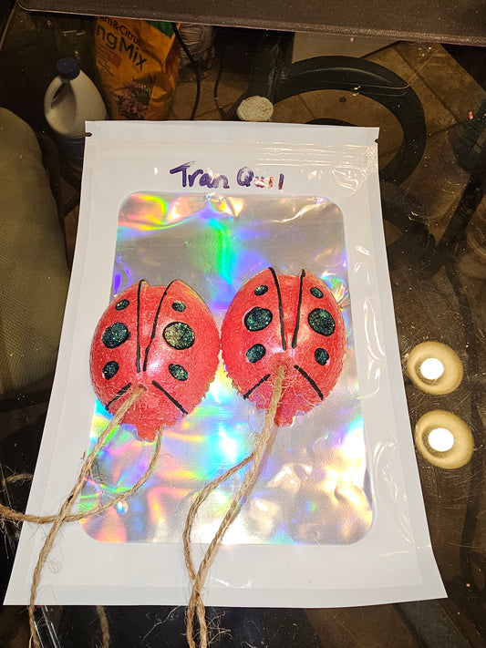 Freshie Set of 2 ladybugs Tranquil Scent Brand New